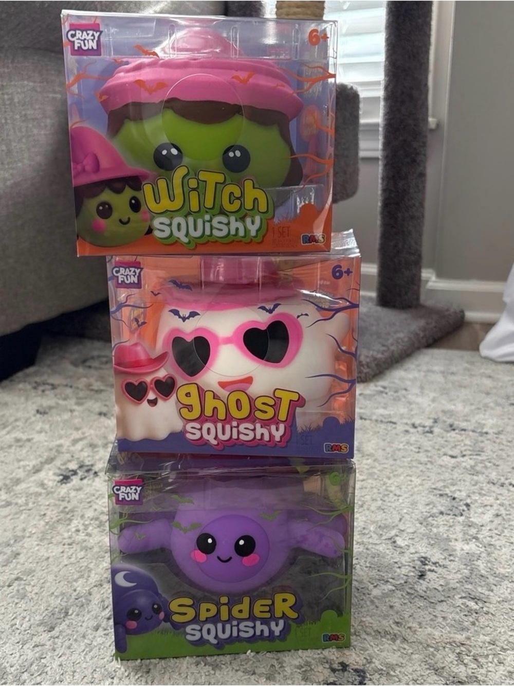 Crazy fun RMS Witch, Ghost & Spider squishy bundle!